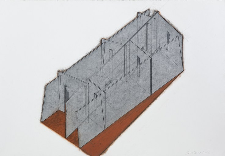 русская крепость.2011 г.б.уголь,сангина,соус,75х105 см.-1