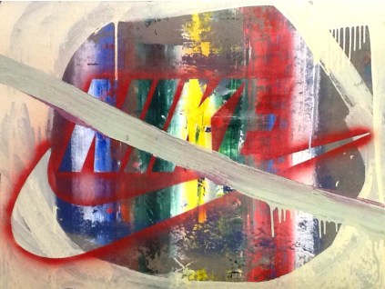 РОМАН МИНАЕВ. SEE MORE. Картон, смешанная техника, 2015 г. (с) Крокин галерея